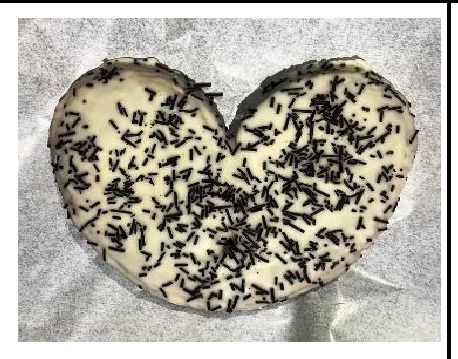 Palmera Choco Blanco Con Fideo Negro 160G
