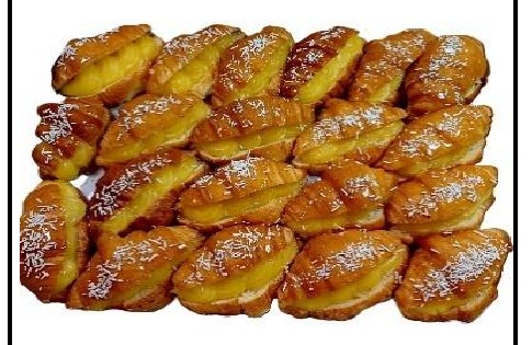 Croisant Relleno Crema 1.6 Kg Pastelcentro