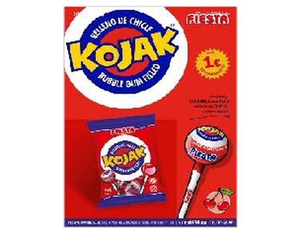 Kojak Cereza 15 Bolsas 4u 60g PVP1€ Fiesta