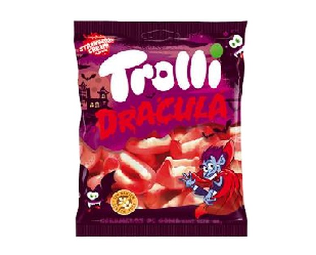 Dentadura Dracula 100g 12U. Trolli