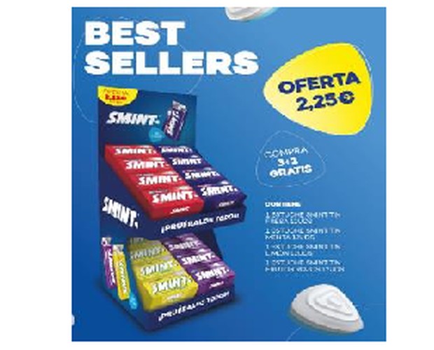 Smint Pack Best 4X12 PVP 2,25€ 3+1 Gratis