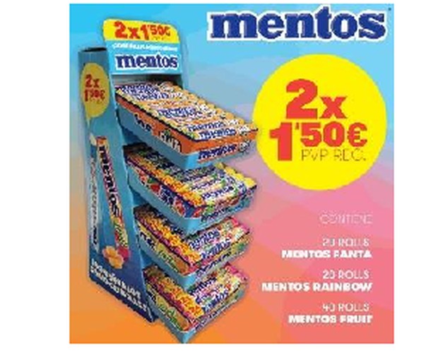 Lote Mentos Pack 80u 2X1,50€