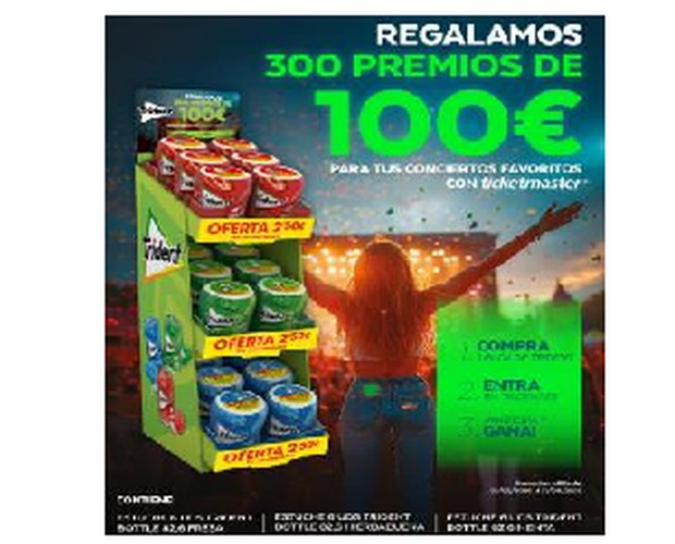 Lote Trident Pack Bote 18u PVP 2,5€
