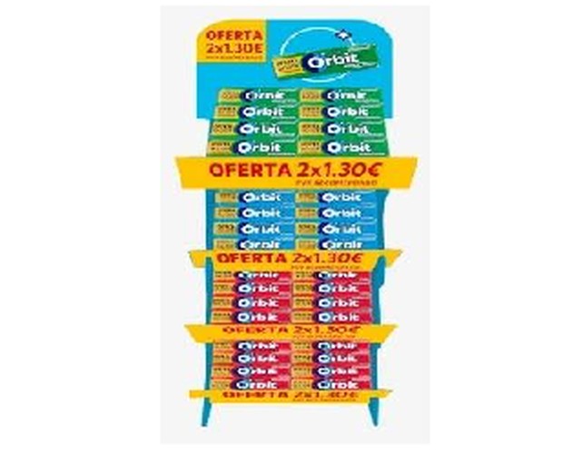 Lote Chicle Orbit 180U. 2X1,30€.