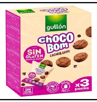 Mini Chocobom de cacao sin gluten Gullón