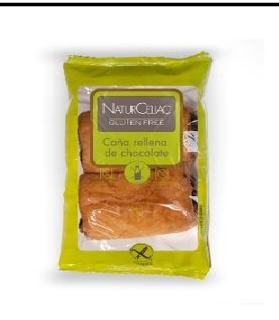Caña de chocolate sin gluten 140 g Naturceliac
