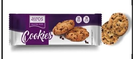 Cookies sin gluten 190 g Airos